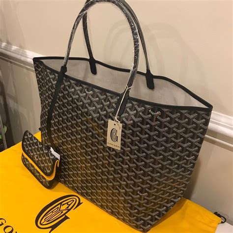 goyard black st louis|authentic goyard st louis tote.